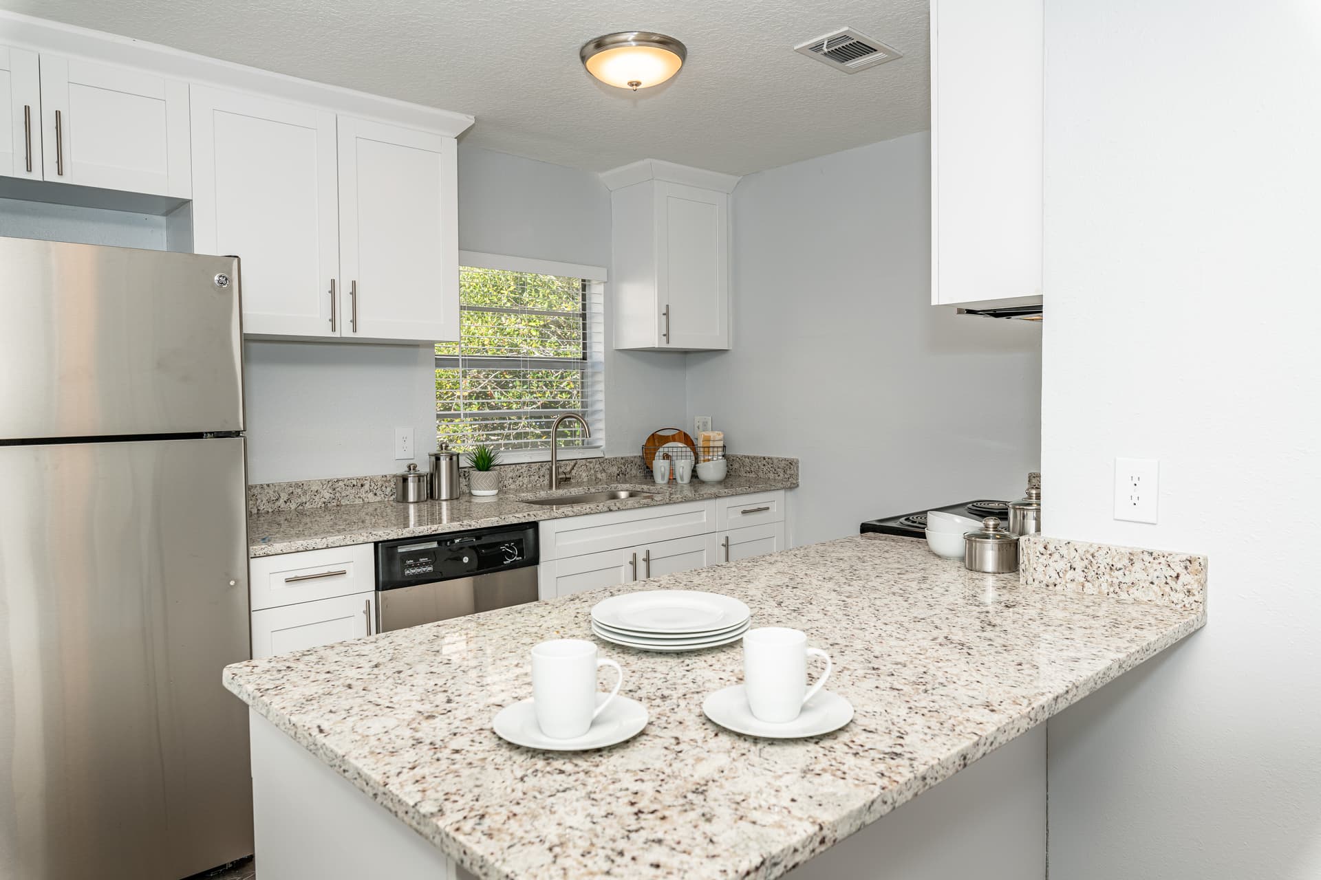 Seaside Apartments modern kitchen interior