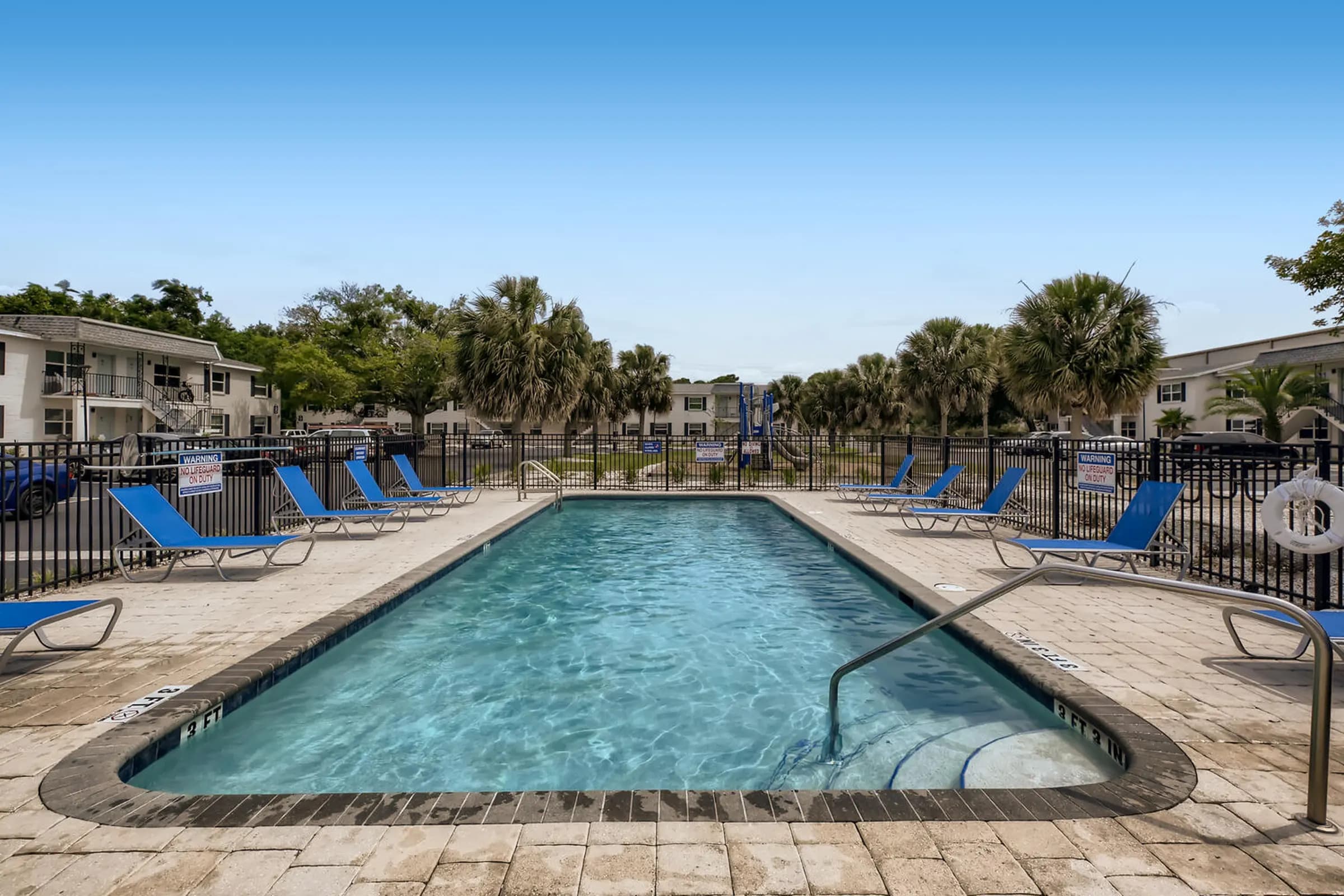 Seaside Apartments Community Swimming Pool